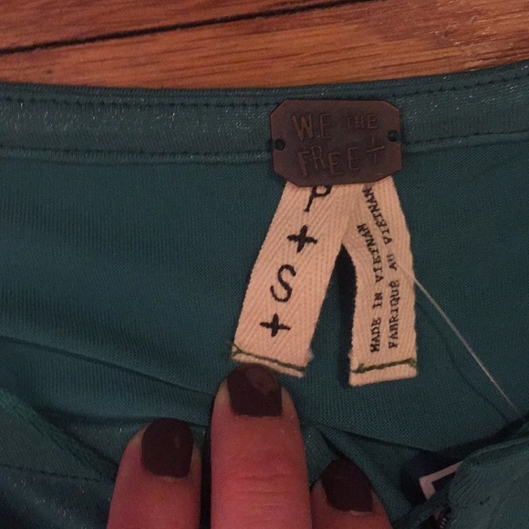 NWT Free People Olivia Sparkle Tee - Picture 4 of 6